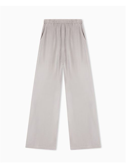Pantaloni a vita elastica in lyocell fluido lavato Emporio Armani | EW003307 AF20900.U6272